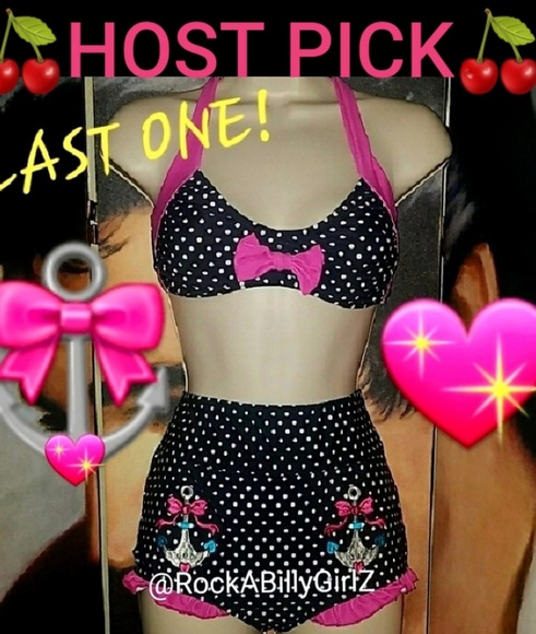 Banjo Cake Anchor High Waist Vintage Anchor Bikini - Picture 2 of 8